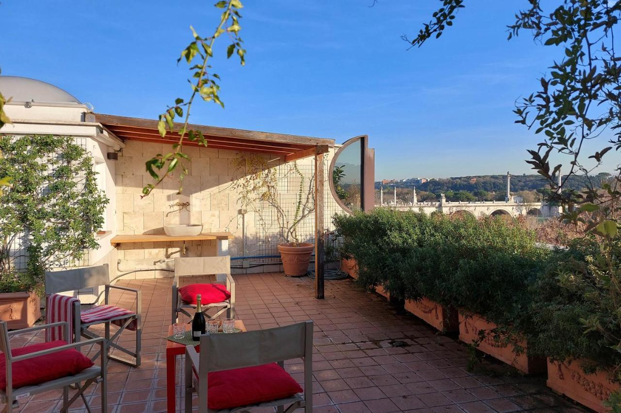 Beautiful Loft In Ponte Milvio With Terrace Apartment Rome Luaran gambar