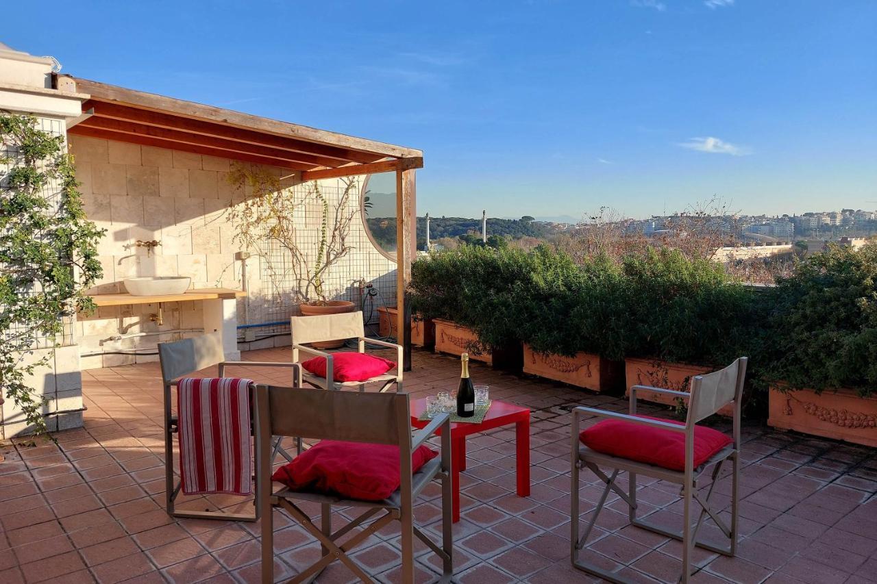 Beautiful Loft In Ponte Milvio With Terrace Apartment Rome Luaran gambar