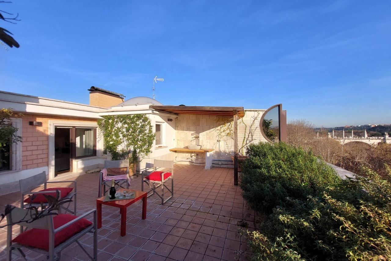 Beautiful Loft In Ponte Milvio With Terrace Apartment Rome Luaran gambar