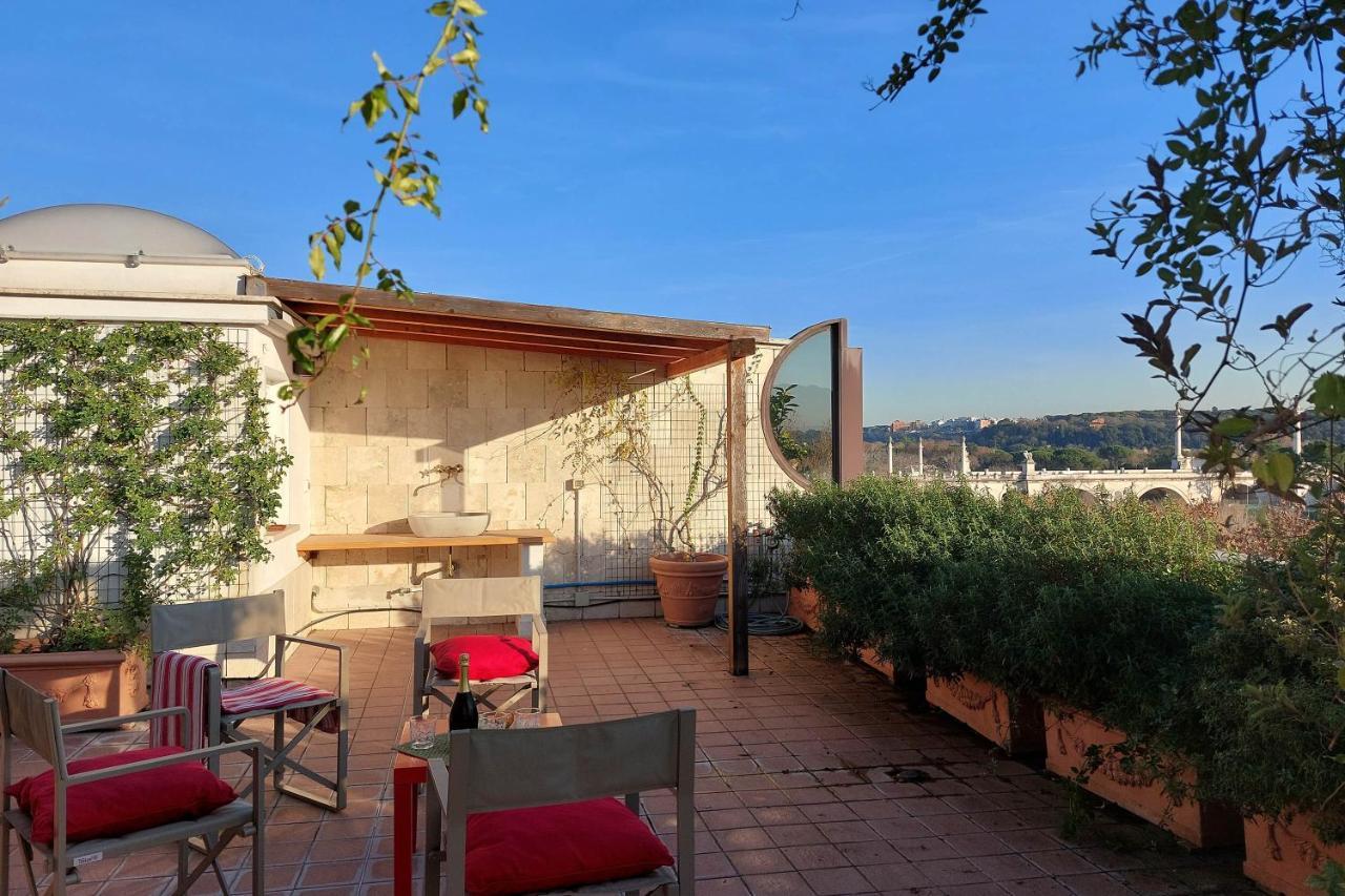 Beautiful Loft In Ponte Milvio With Terrace Apartment Rome Luaran gambar